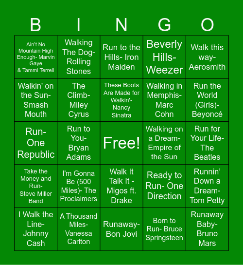 PECSF BINGO Card