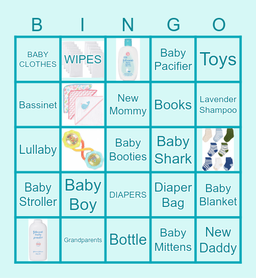 Baby Williams Bingo Card