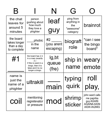 bingocom Bingo Card