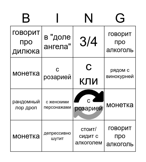 появление кэйи в оф. шутках Bingo Card