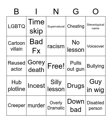Tomorrows teachings Bingo Card
