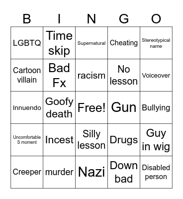 Tomorrows Teachings Bingo Card