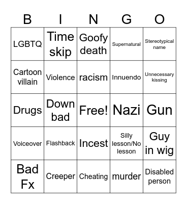 Tomorrows Teachings Bingo Card