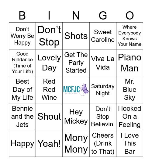 Cheers! Bingo Card