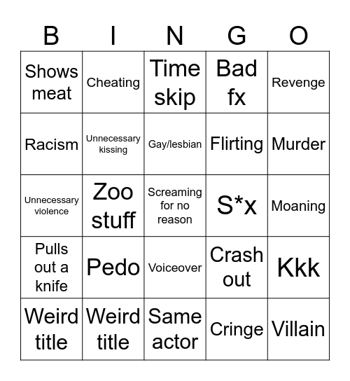 Tomorrow’s teaching Bingo Card