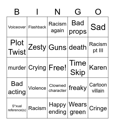 Tomorrow's Teachings Bingo Card