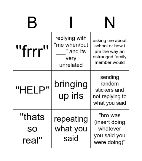 hdfghhjhkhvnmnnkmmmnkgmljottjtrijtrjortowotkjglkfkjljfsjsfjgjs Bingo Card