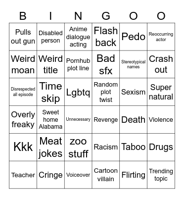 Tomorrow's teachings bingo Card