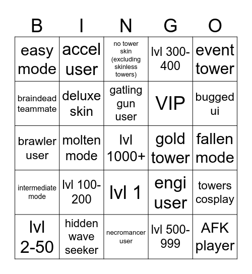 tds matchmaking bingo Card