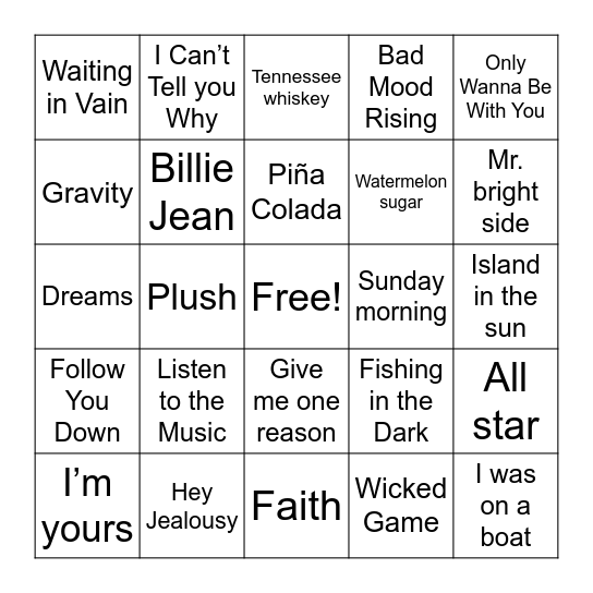 LMB 9.22 Bingo Card