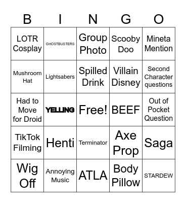 Edmonton Expo Deux Bingo Card