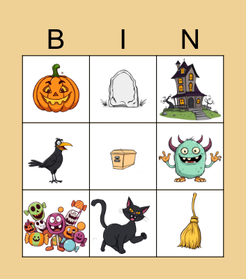 Halloween Bingo Card