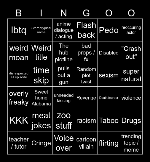 Tomorrow's Teachings BINGO Card