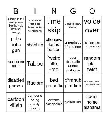 Tomorrow's Teaching Bingo Card