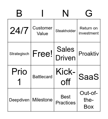 MVB Bingo Card