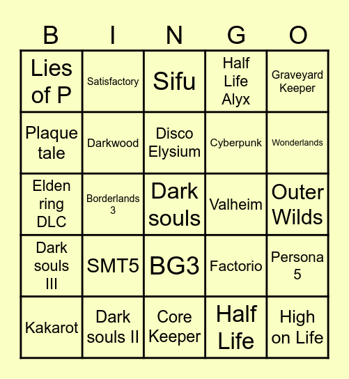 What has my life come to Bingo Card