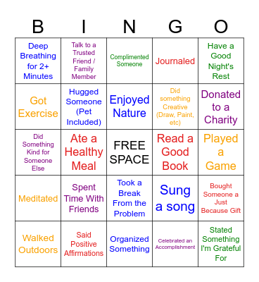 Crisis Management Bingo Card