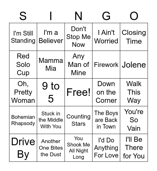 United Way Bingo Card
