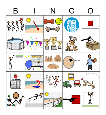 Neptune Festival Bingo Card