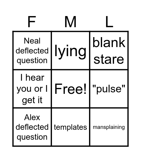 Could've been an email... Bingo Card