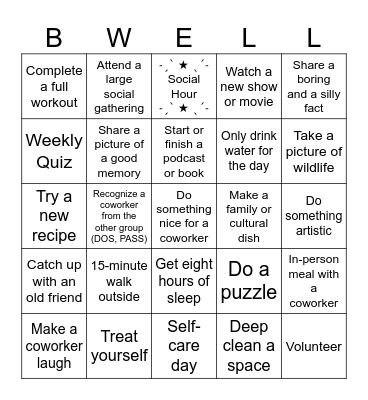 The Greatest GIH BINGO of All Time Bingo Card