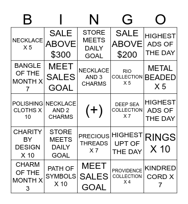 SUMMER BINGO Card