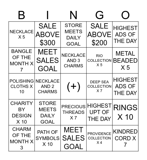 SUMMER BINGO Card