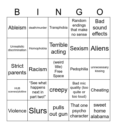 Tomorrow’s Teachings Bingo Card