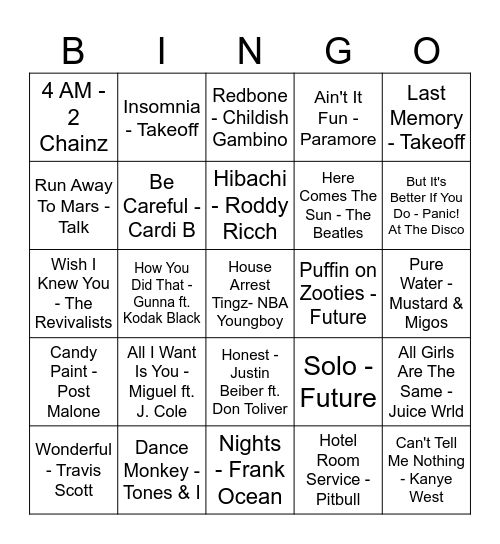 MACY'S BIRTHDAY Bingo Card