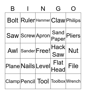 Bingo with Gus Bingo Card