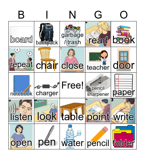 sea Bingo Card