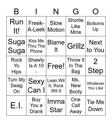 Fun Bingo Card