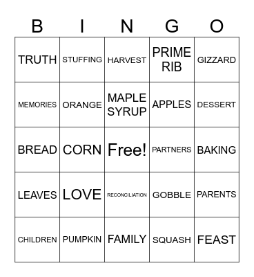 OCTOBER MAG BINGO Card