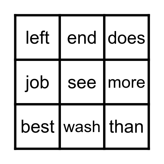 Module 1 Week 2 Bingo Card