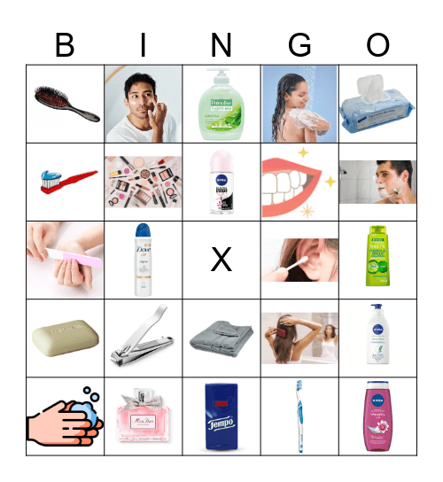 Hygiene Bingo Card