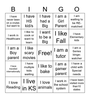 Guardians of Potential Bingo Card