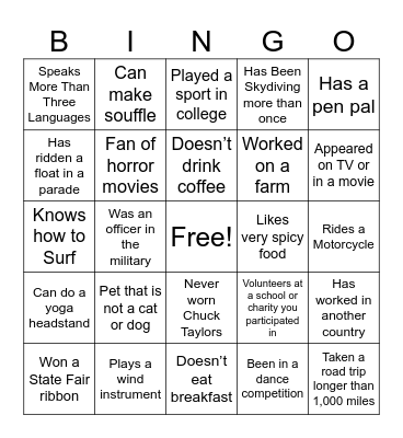 Cloud Endpoints Bingo Card