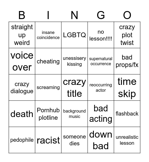 Tomorrows Teachings Bingo Card