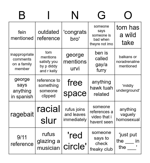 discord bingo Card