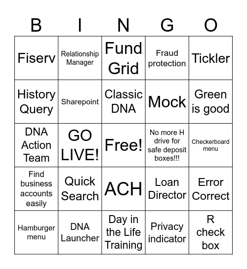 DNA Bingo 09.26.24 Bingo Card