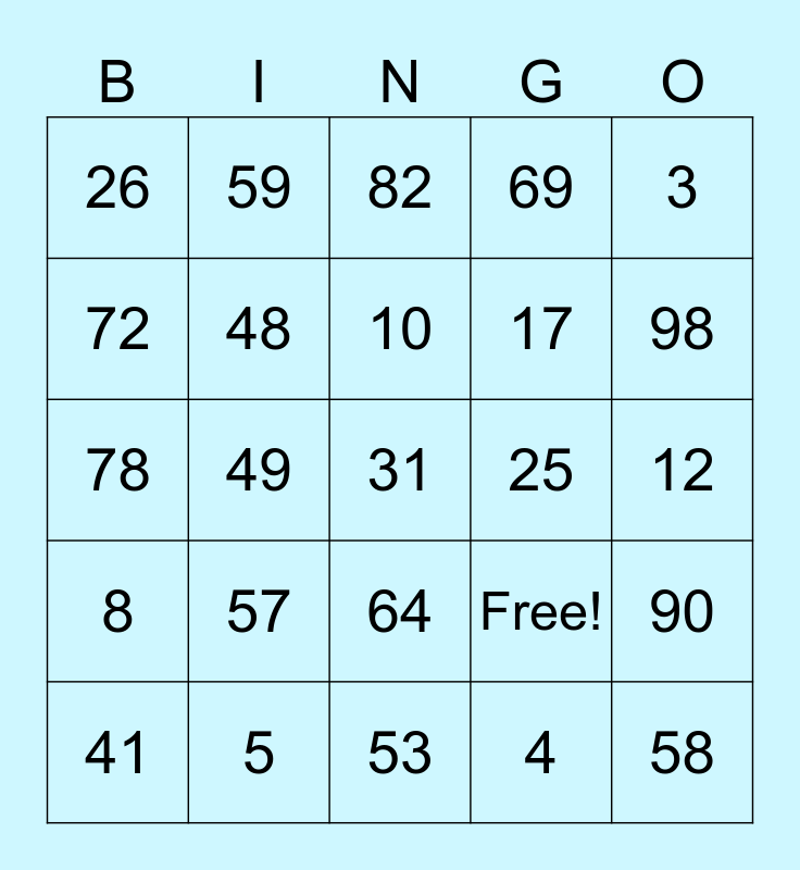 7th Grade Science Bingo! Bingo Card