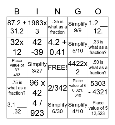 Collins Bingo  Bingo Card