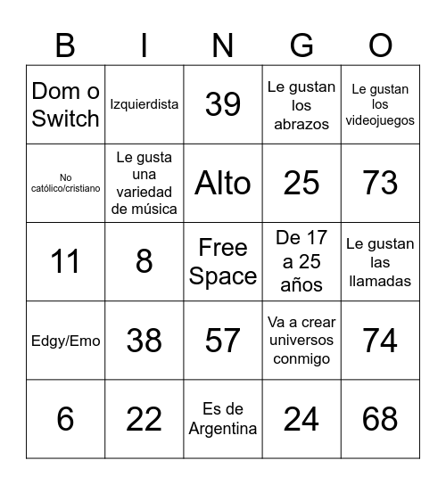 Eres el tipo de Clay? Bingo Card