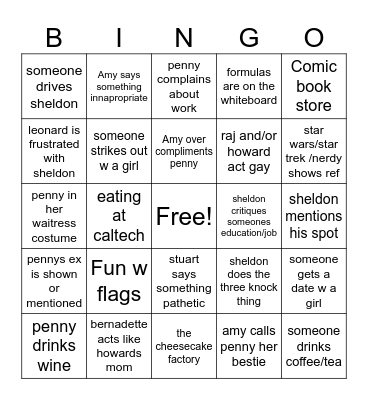 BBT BINGO Card