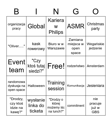 Global queen words/behavior Bingo Card