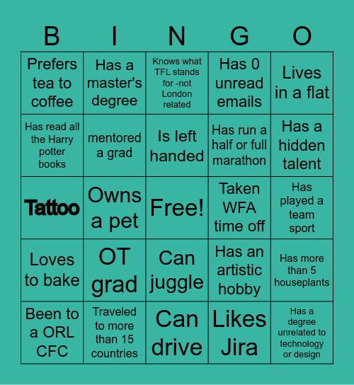 Goodbye Agnes Bingo Card