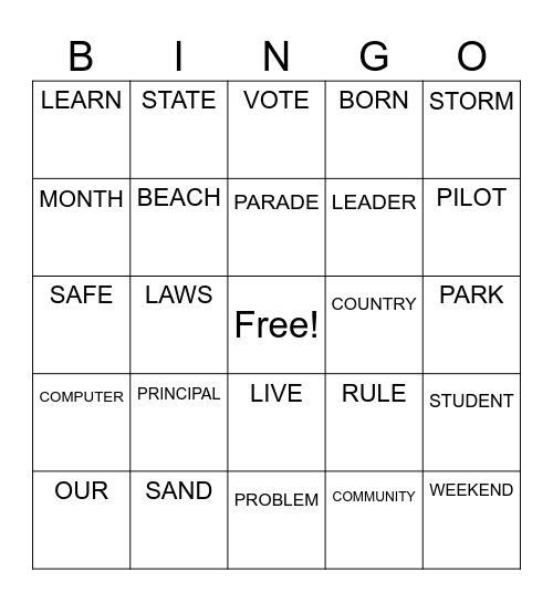 Dillyn's Sign 9/27/24 Bingo Card