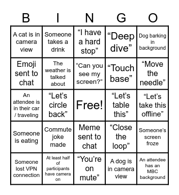 BINGO - Digital Tech Talk 2024 Bingo Card