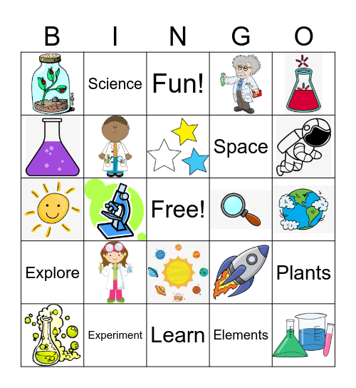 Science Bingo Card