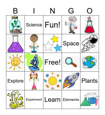 Science Bingo Card